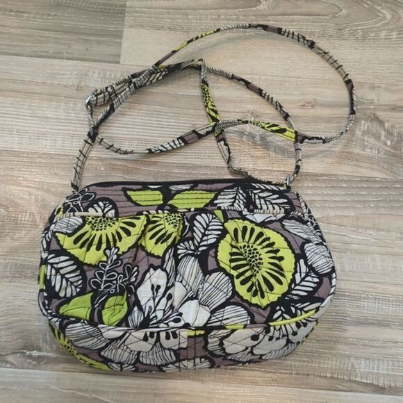 Vera Bradley Frannie Beroqie Shoulder Crossbody Bag with ID Coin Wallet - Picture 3 of 12